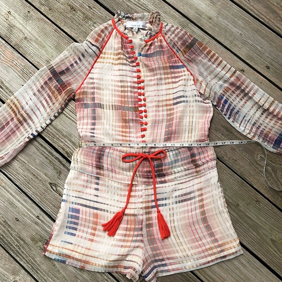 Adelyn Rae Anthropologie adorable plaid romper XS - Picture 7 of 10